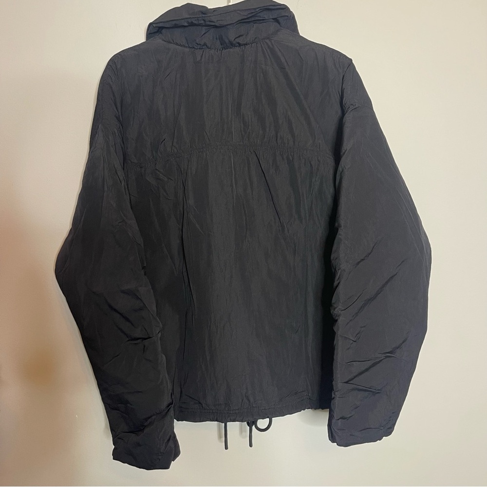 Free People: Off The Bleachers Coaches Jacket - Black NWOT Large - Picture 9 of 13